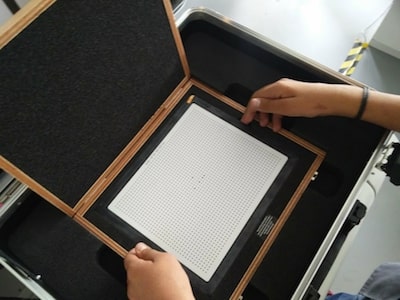 Calibration plate for the GOM Scanner